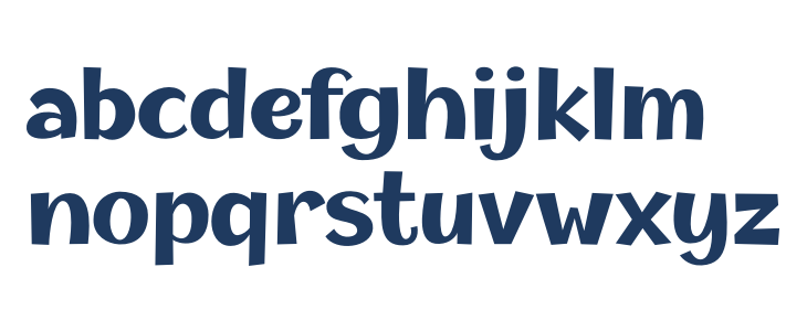 Champigna-Bold Lowercase