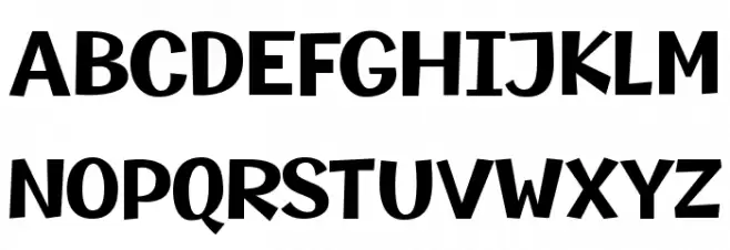 Champigna-Bold Schriftart Groß