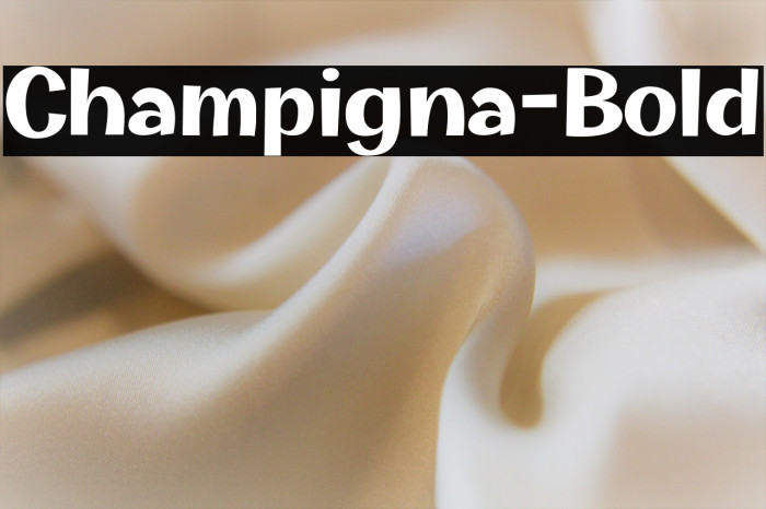 Champigna-Bold Example 1
