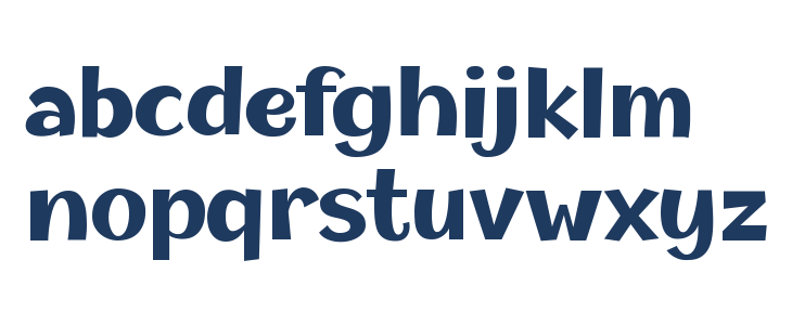 Champigna-Bold Lowercase