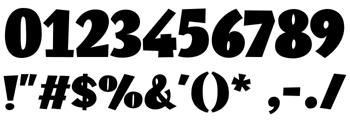 Champigna-Fat Font OTHER CHARS