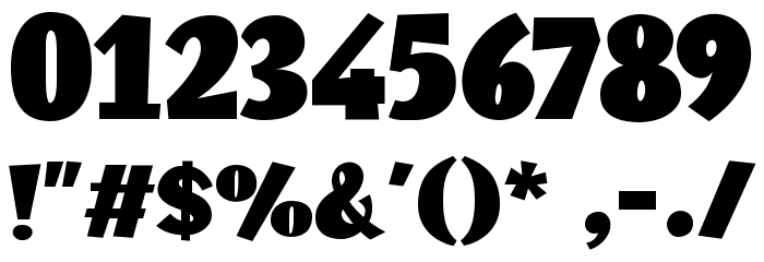 Champigna-Fat Font OTHER CHARS