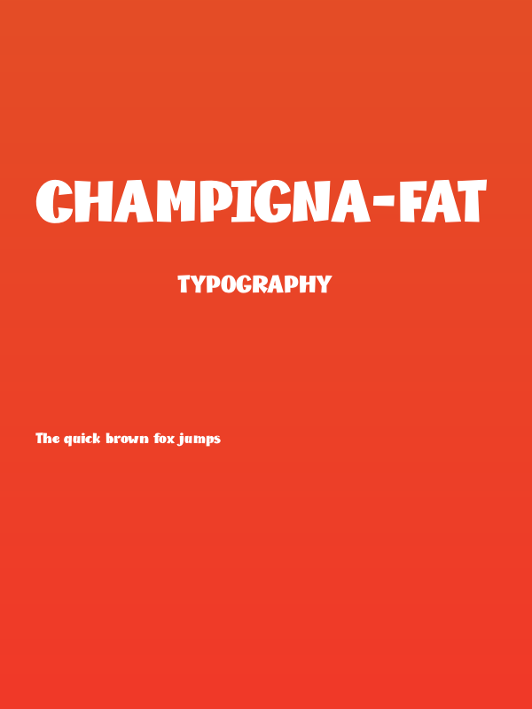 Champigna-Fat Poster