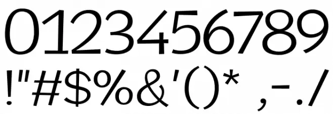 Champigna-Light Font OTHER CHARS