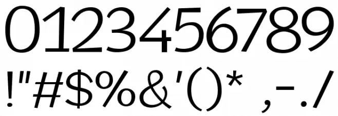 Champigna-Light Font OTHER CHARS