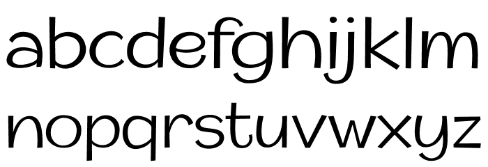 Champigna-Light Font LOWERCASE