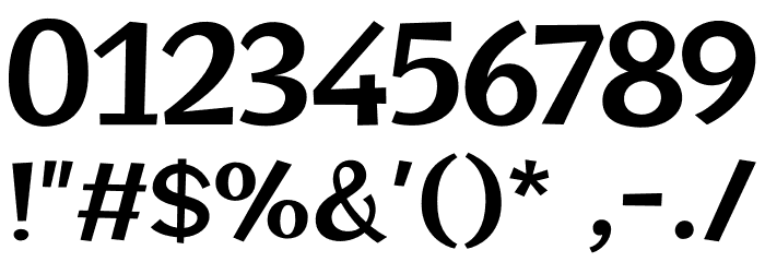 Champigna-SemiBold Font OTHER CHARS