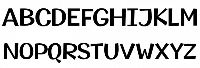 Champigna-SemiBold Font Litere mari