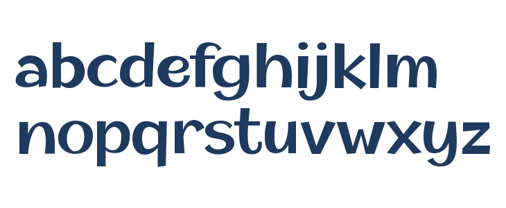 Champigna-SemiBold Lowercase