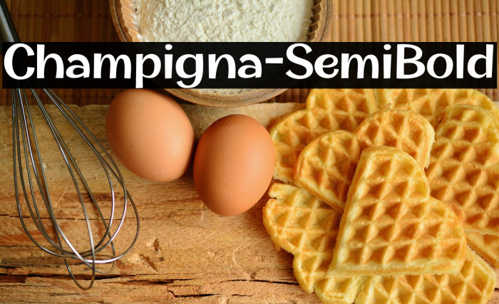 Champigna-SemiBold Example 3