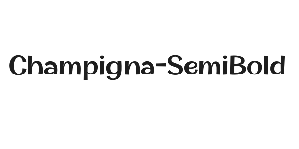 Champigna-SemiBold Logo