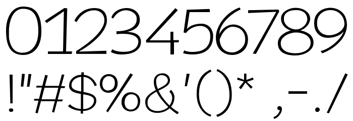 Champigna-Thin Font OTHER CHARS