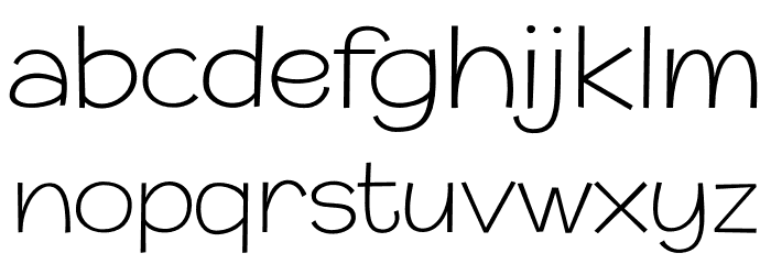 Champigna-Thin Font LOWERCASE