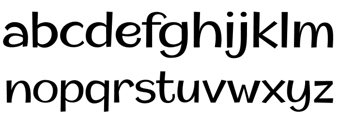 Champigna Font LOWERCASE