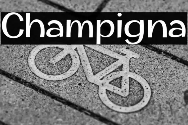 Champigna Font examples