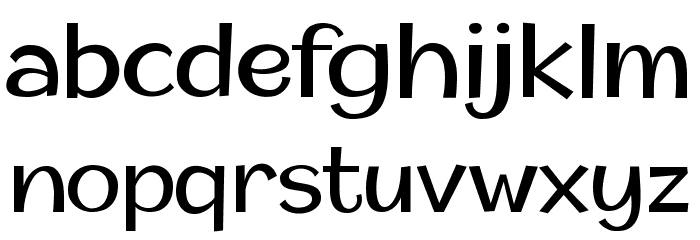 Champigna Font LOWERCASE