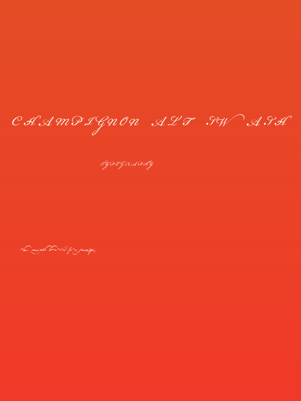 Champignon Alt Swash Poster