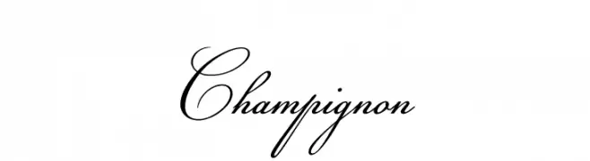 Champignon  フリーフォントのダウンロード