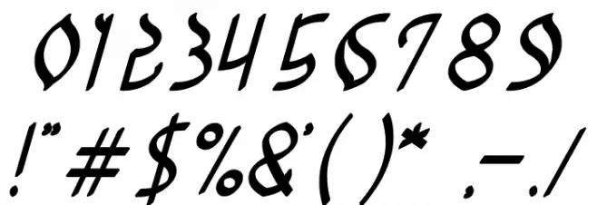 Champion Coffee Cup Bold Font OTHER CHARS