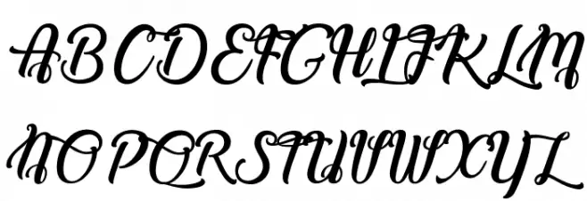 Champion Shipmate-Italic 字体 大写