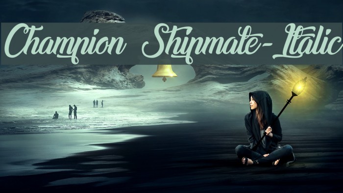Champion Shipmate-Italic Font examples