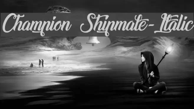 Champion Shipmate-Italic Font examples