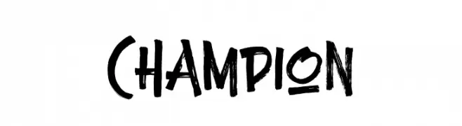 Champion  font caratteri gratis