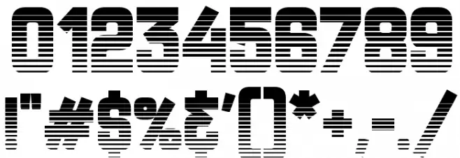 Championship Font OTHER CHARS