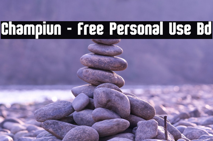 Champiun - Free Personal Use Bd Example 2