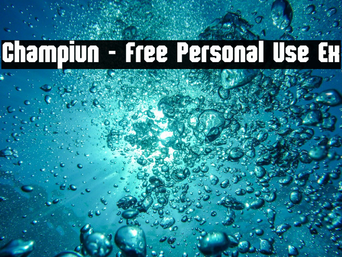 Champiun - Free Personal Use Ex Example 2