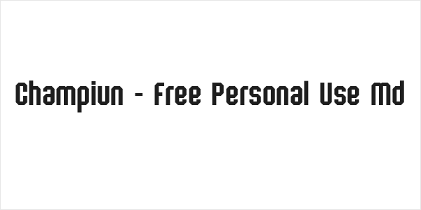 Champiun - Free Personal Use Md Logo