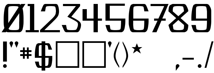 Champlin Regular Font OTHER CHARS