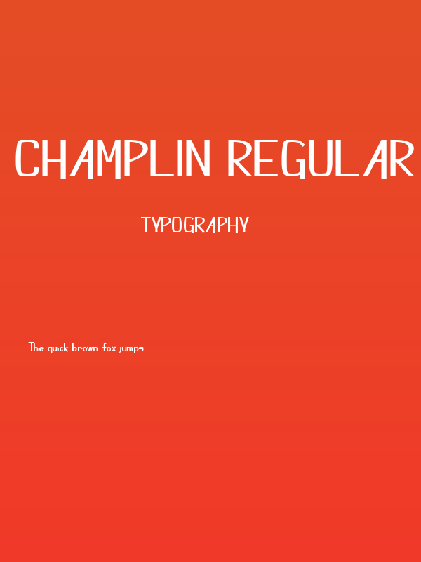 Champlin Regular Poster