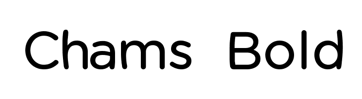 Chams Bold Font