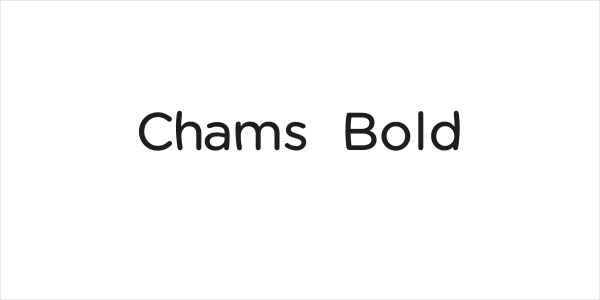 Chams  Bold Logo