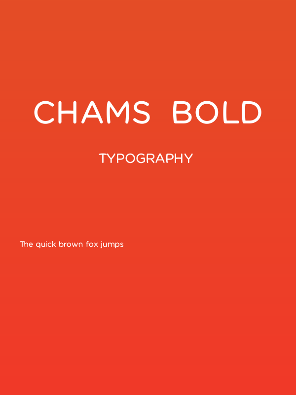 Chams  Bold Poster