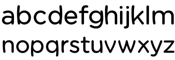 Chams Bold Font LOWERCASE