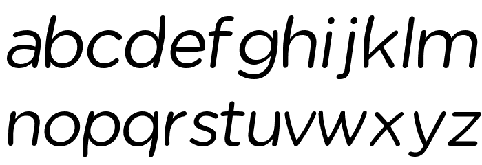 Chams Italic Font LOWERCASE
