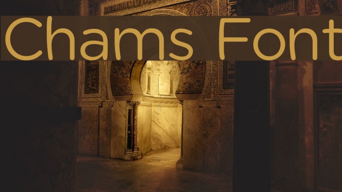 Chams Font examples