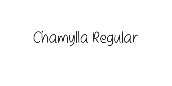 Chamylla Regular Logo