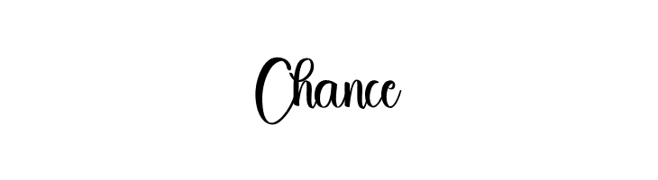 Chance  Frei Schriftart Herunterladen