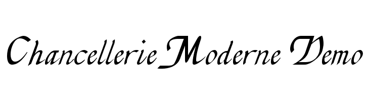 Chancellerie Moderne Demo  Frei Schriftart Herunterladen