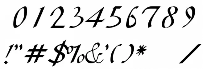 Chancellerie Moderne Demo Schriftart Anderer Schreiben