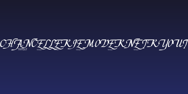 Chancellerie Moderne Tryout Social Header