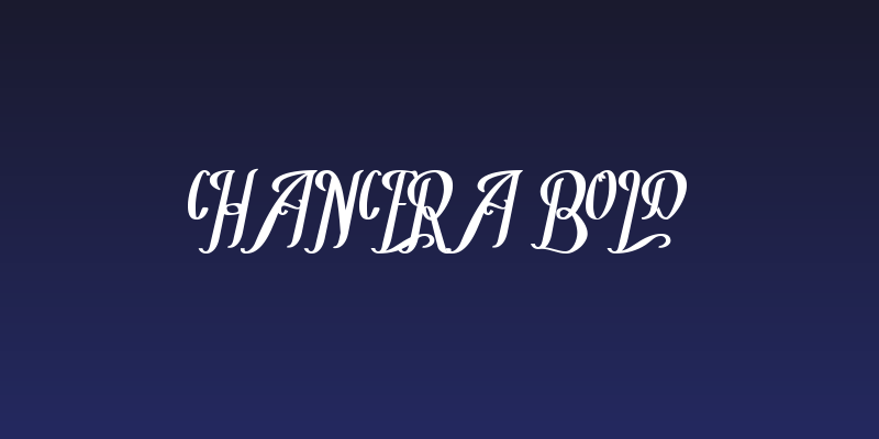 Chancera Bold Social Header