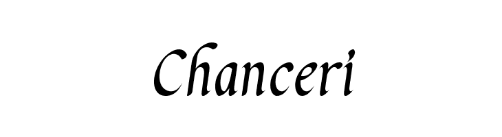 Chanceri  Descarca Fonturi Gratis