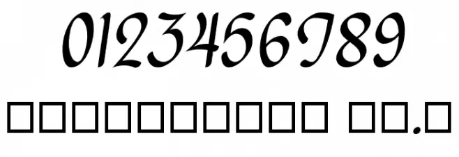 Chanceri Font OTHER CHARS