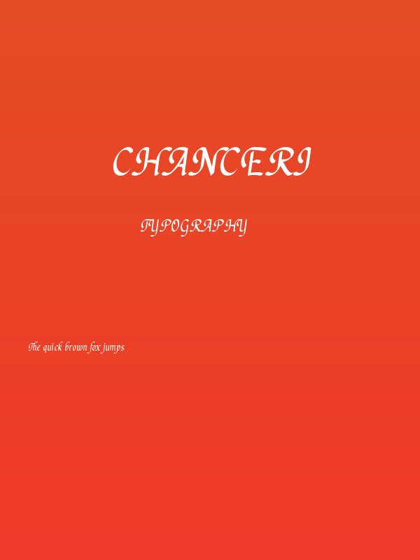 Chanceri Poster
