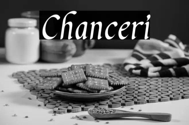 Chanceri Font examples