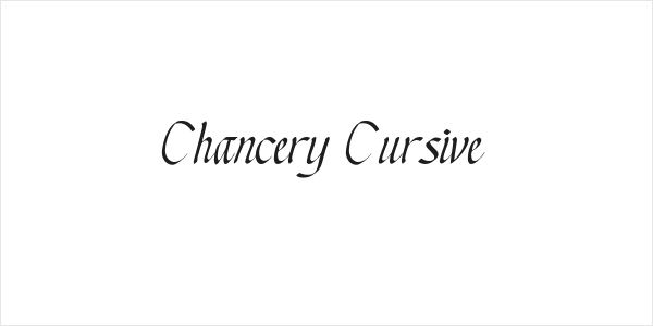 Chancery Cursive Logo